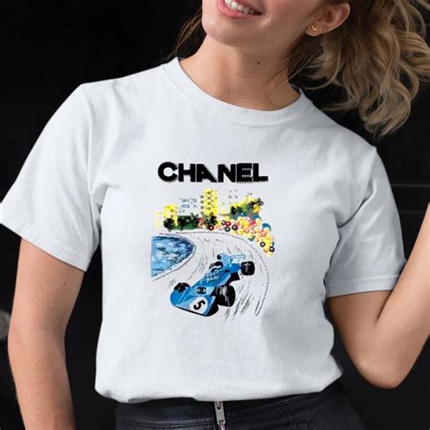 chanel's f1 t shirt.